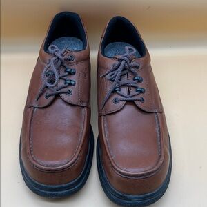 Red Wing Safety Shoes Mens 13 D Casual Oxford Brown Leather Steel Toe Lace Up